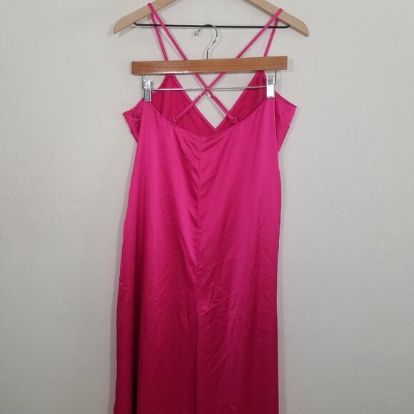 Victoria's Secret Satin Jumpsuit Pink Size L - Picture 5 of 8